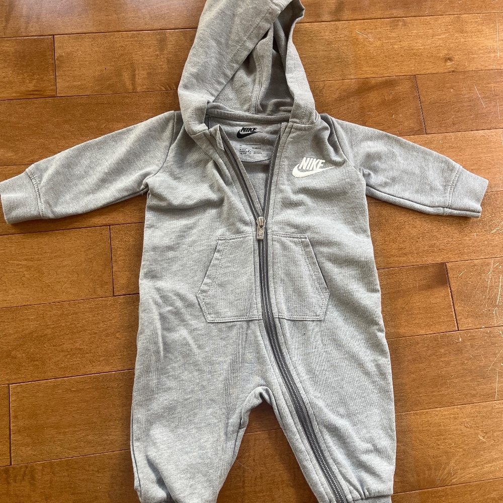 Nike hooded onesie